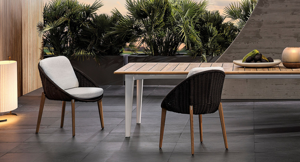Стул Minotti Lido Cord Outdoor - стиль