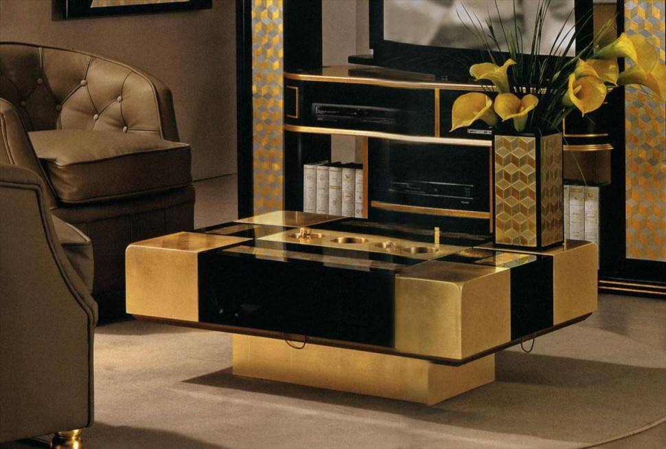 Стол журнальный Vismara 0 2 Ciaika 110 slim-mosaik