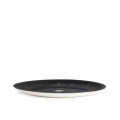 Комплект из 2-х обеденных тарелок Serax DE, диаметр 24 см, чёрный, фарфор