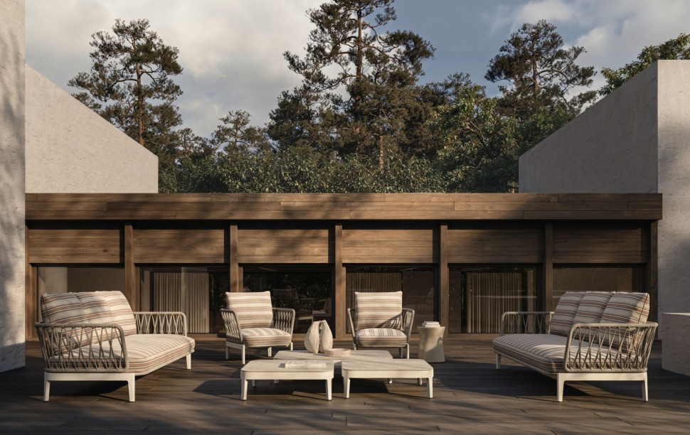 Журнальный стол Molteni Chelsea Outdoor - стиль