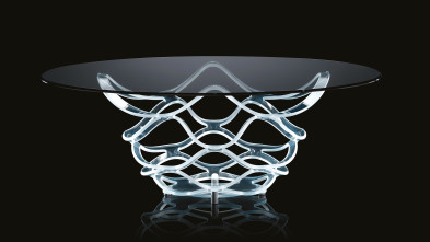 Стол Reflex Disegno Neolitico 72 vetro