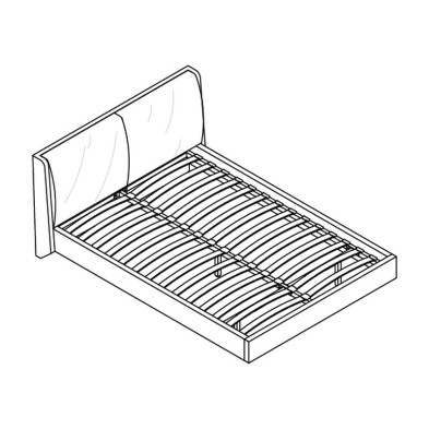 Кровать Mod Interiors Miramar 182 x 216,3 x 90h nc94771