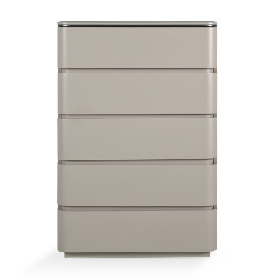 Комод Fratelli Barri Olmedo 83,8 x 45 x h127 см, матовый серо-бежевый лак