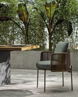 Стул Minotti Tape Cord Outdoor