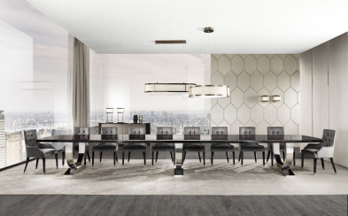 Стул Dv home collection Byron Capitonnè