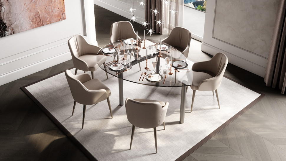 Стол Reflex Disegno Policleto goccia