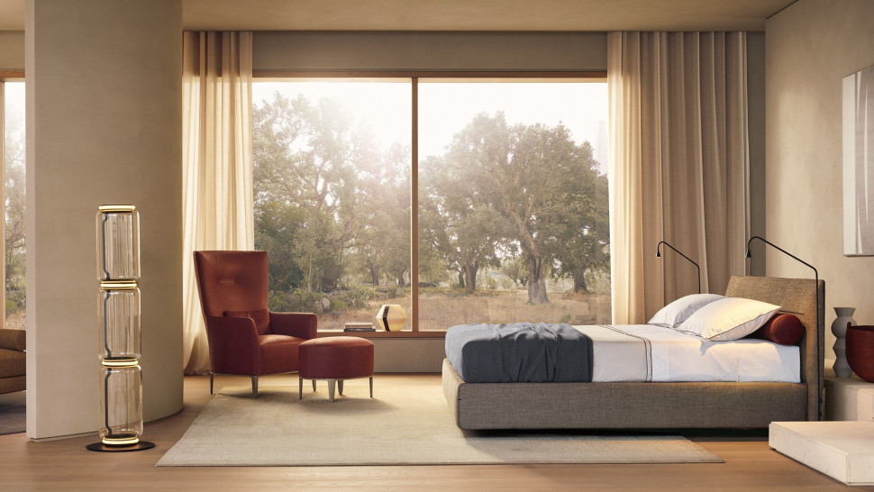 Кровать Poliform Jacqueline - материал