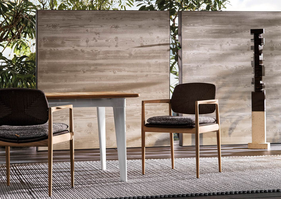 Стул Minotti Yoko Cord Outdoor - материал