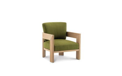 Кресло Minotti Warhol Iroko Nature
