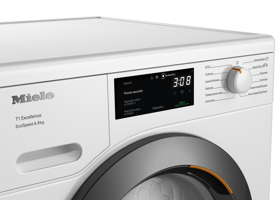 Сушильная машина Miele TEC 645 WP EcoSpeed - материал