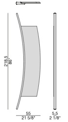 Размеры Зеркало Porada Katana