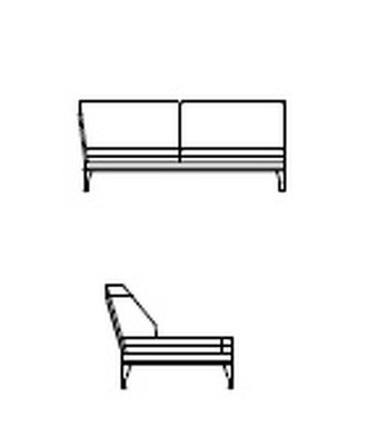 Модульный диван Brafta (левый) Skyline Design Brafta 190 x 95 x 70h nc92886