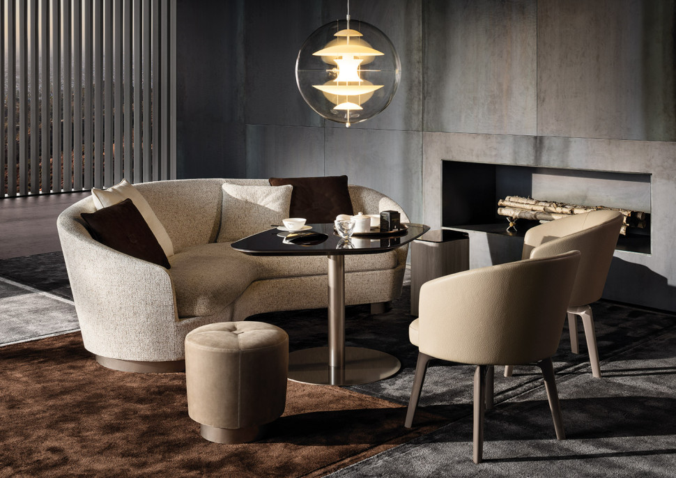Полукресло Minotti Amélie Lounge - материал