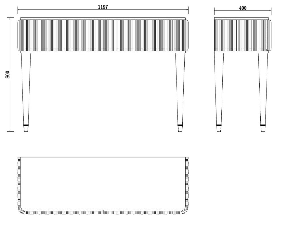 Консоль Fratelli Barri Rimini 120 x 40 x 80h nc68643