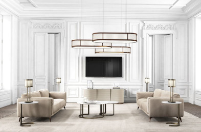 Журнальный столик Dv home collection Hollywood tavolo lampada