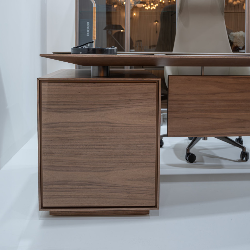 Письменный стол Hurtado Connect 230 x 100 x h75 см, МДФ, кожа - фото товара