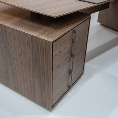 Письменный стол Hurtado Connect 230 x 100 x h75 см, МДФ, кожа
