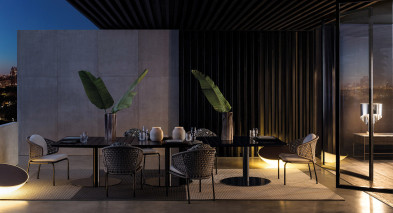 Полукресло Minotti Aston Cord Lounge Outdoor