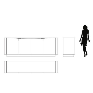 Буфет Vermont Fratelli Barri Vermont 240 x 52 x 85h nc89800
