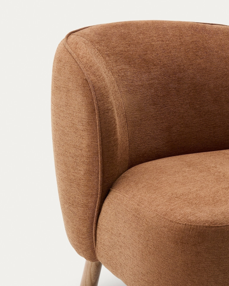 Кресло La Forma Ulit 70 x 73 x h72 см, терракотовый шенилл