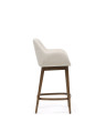 Полубарный стул La Forma Konna 56,5 x 53 x h95 см, бежевый, массив ясеня