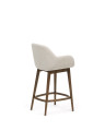 Полубарный стул La Forma Konna 56,5 x 53 x h95 см, бежевый, массив ясеня