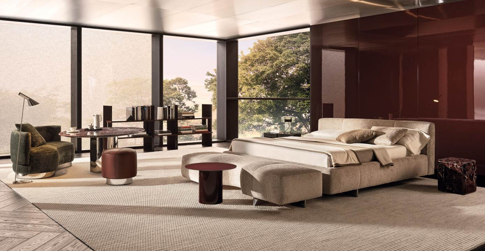 Кровать Minotti Yves Bed