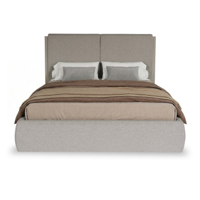 Кровать Mod Interiors Petra 188 x 220,5 x h116,5 см, с решёткой, бежевая букле