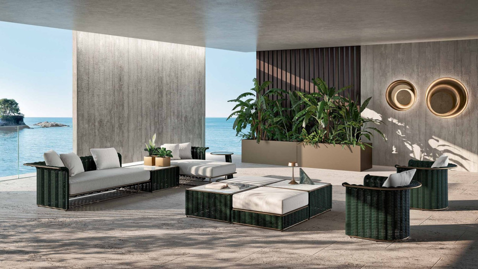 Журнальный стол Rugiano Marina Corda - стиль