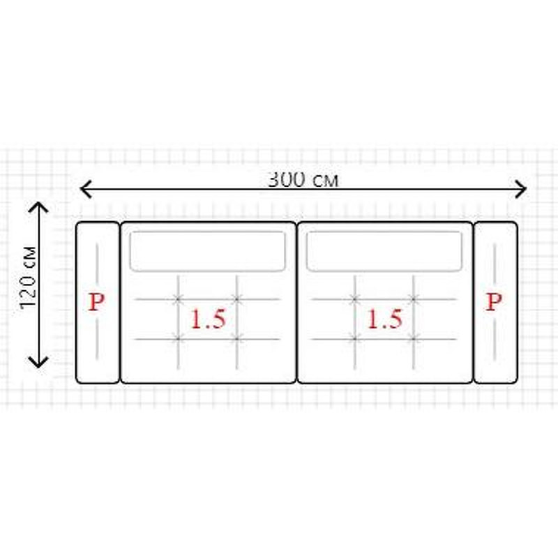 Диван Oliver Alto Mod Interiors Selection 300 x 120 x 85h nc109180 - стиль