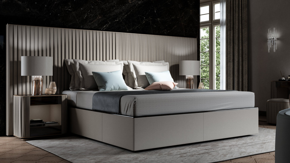Кровать Reflex Disegno / Glamour Plisse XL letto