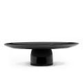 Подставка для торта Serax SALT ZUMA, диаметр 33 см, h8 см, чёрный, фарфор