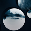 Тарелка подстановочная Raynaud Abysses, диаметр 27 см, белый, аквамарин, фарфор