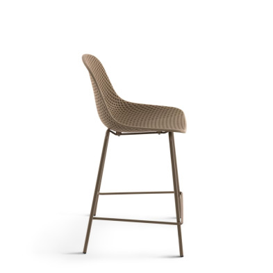Полубарный стул La Forma Quinby 49 x 49 x h97 см, бежевый