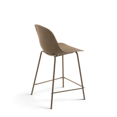 Полубарный стул La Forma Quinby 49 x 49 x h97 см, бежевый