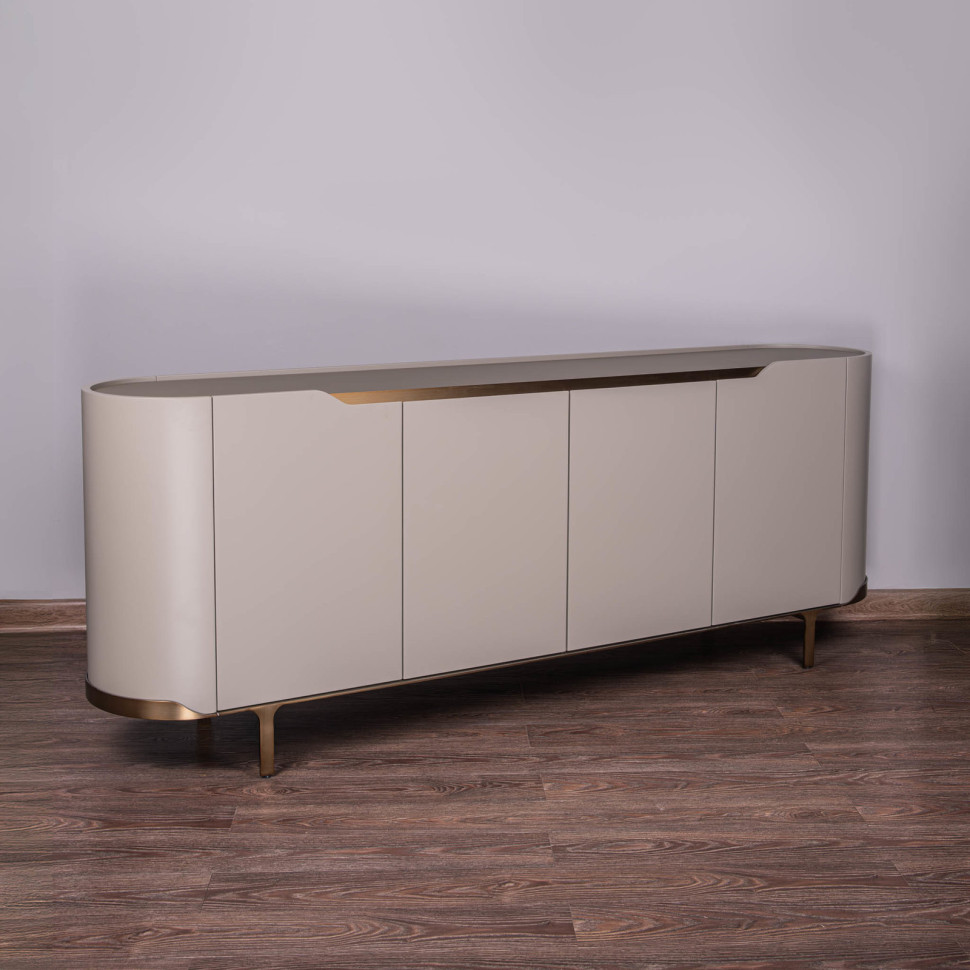 Буфет Fratelli Barri Pirri 210 x 42 x h80 см, стекло Grey Chemical