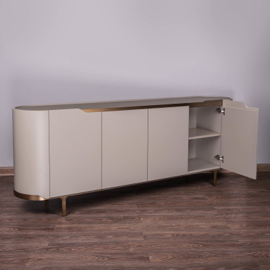 Буфет Fratelli Barri Pirri 210 x 42 x h80 см, стекло Grey Chemical
