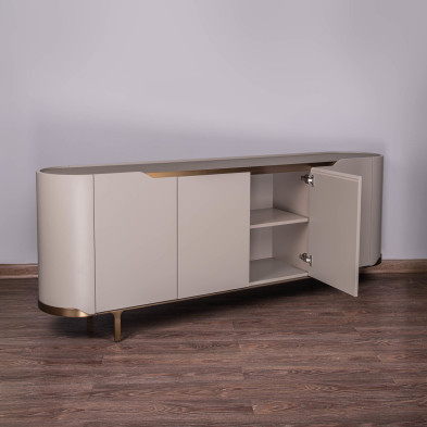 Буфет Fratelli Barri Pirri 210 x 42 x h80 см, стекло Grey Chemical