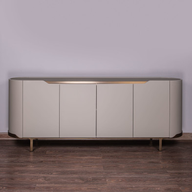 Буфет Fratelli Barri Pirri 210 x 42 x h80 см, стекло Grey Chemical