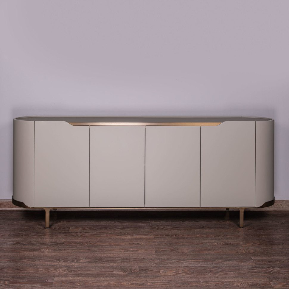 Буфет Fratelli Barri Pirri 210 x 42 x h80 см, стекло Grey Chemical - стиль