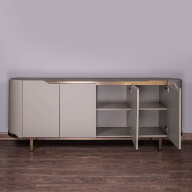 Буфет Fratelli Barri Pirri 210 x 42 x h80 см, стекло Grey Chemical