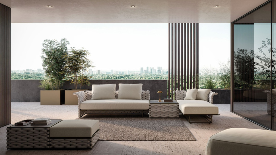 Журнальный стол Rugiano Marina Corda Soft - стиль