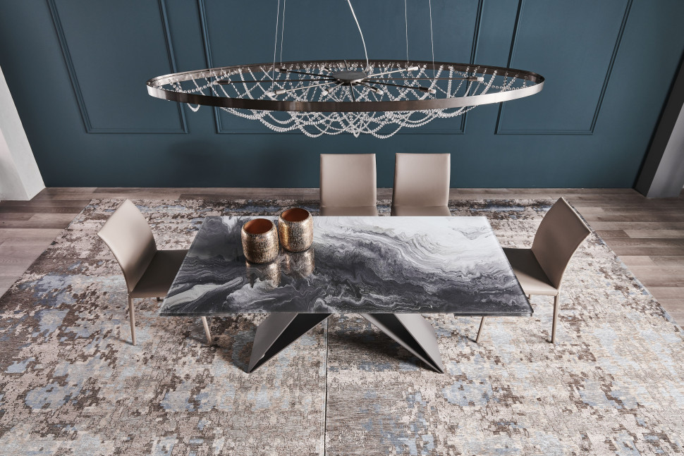 Стол в столовую Cattelan italia Premier Crystalart Drive