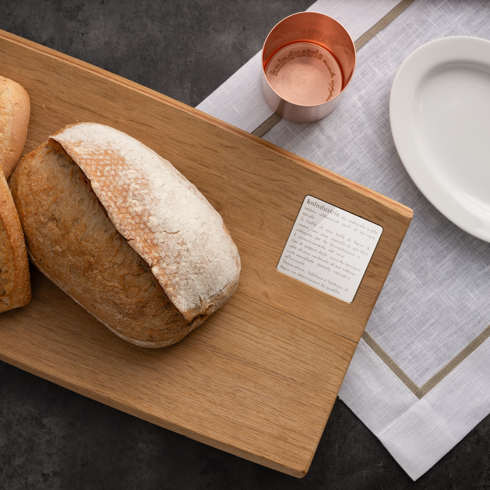 Доска сервировочная из дубовой бочки для выдержки вина KNIndustrie GLOCAL, 50х28 см, дерево дуба