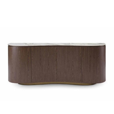 Буфет Fratelli Barri Loreto 200 x 42 x h80 см, белый мрамор Dover