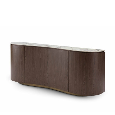 Буфет Fratelli Barri Loreto 200 x 42 x h80 см, белый мрамор Dover