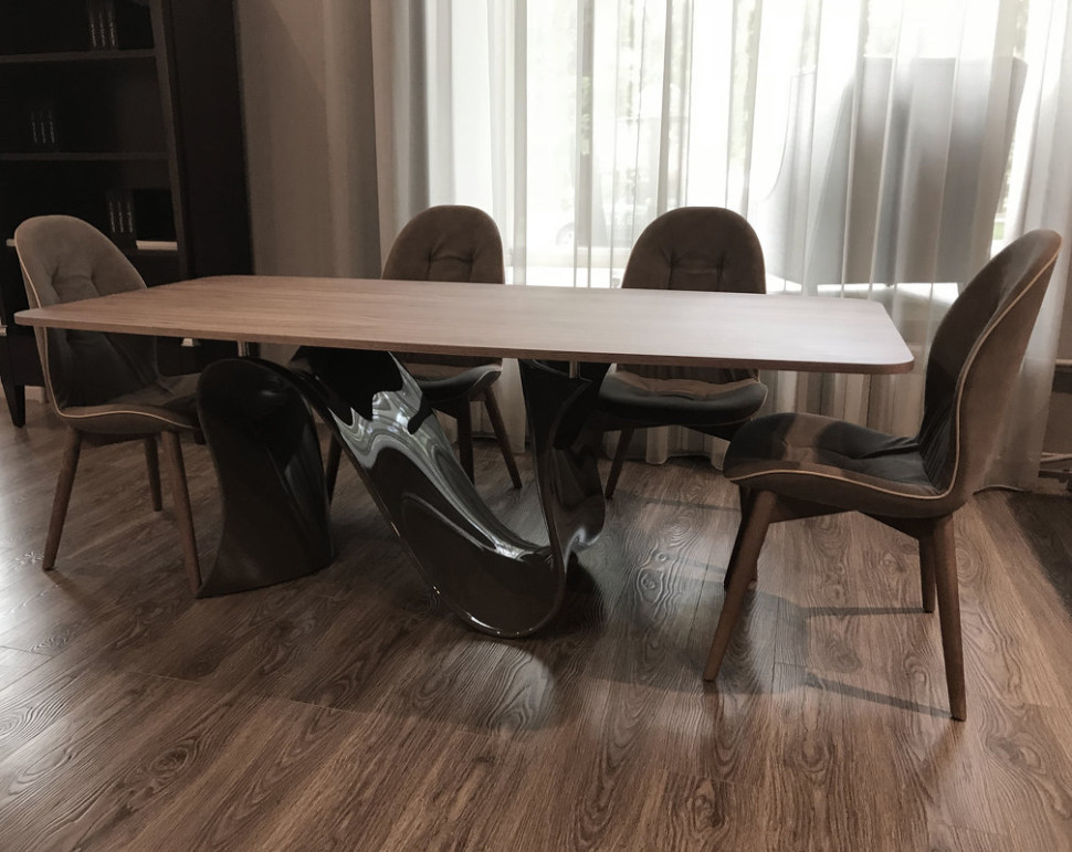 Обеденный стол Wave Tonin Casa Modern 200 x 100 x 75h nc53727