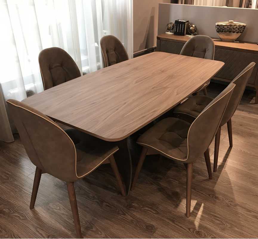 Обеденный стол Wave Tonin Casa Modern 200 x 100 x 75h nc53727 - фото товара