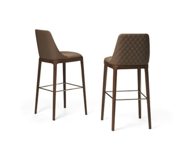 Барный стул Eforma Max diamond stool base legno