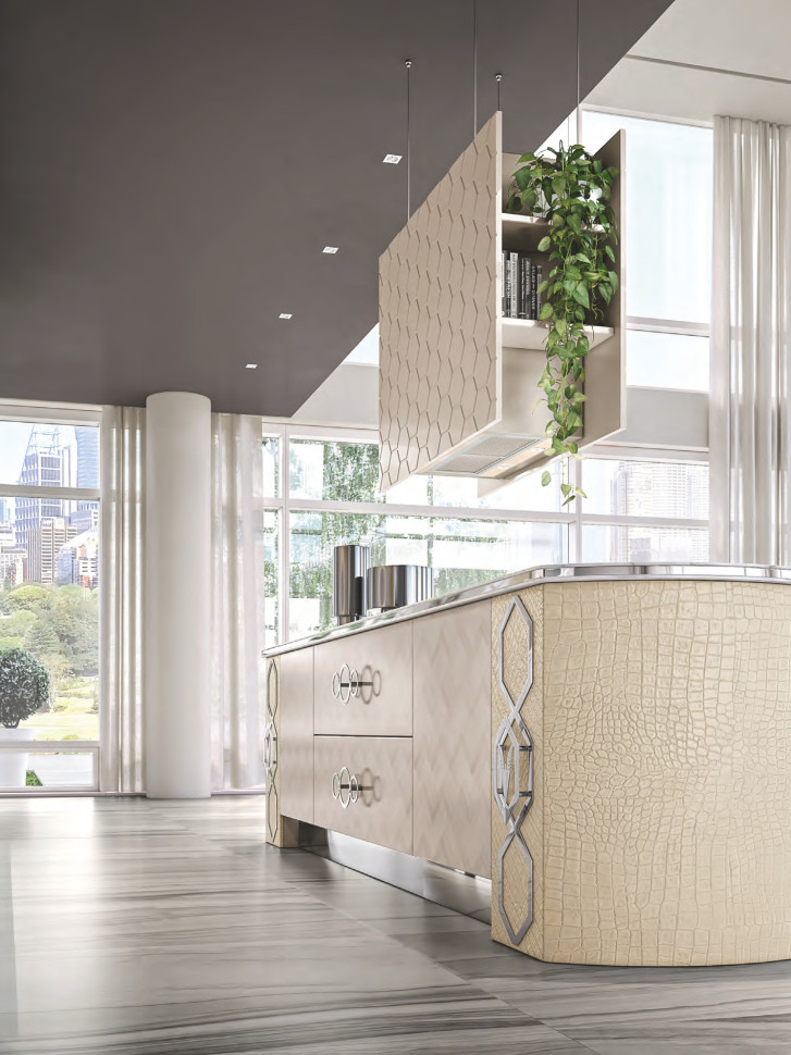 Кухня Alta Moda Milk &amp; Chrome